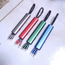 Load image into Gallery viewer, Metal 3in1 Fast Charging USB Cable for iPhone Samsung Huawei Hidden Multi Retractable Micro USB C Charger Cable Creative Gifts

