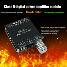 Load image into Gallery viewer, MINI 50Wx2 Bluetooth 5.0 Wireless Audio Digital Power amplifier Stereo board Bluetooth Amp Amplificador 3.5MM USB APP C50L
