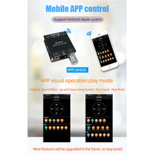 Load image into Gallery viewer, MINI 50Wx2 Bluetooth 5.0 Wireless Audio Digital Power amplifier Stereo board Bluetooth Amp Amplificador 3.5MM USB APP C50L
