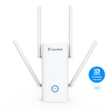 Load image into Gallery viewer, Full Gigabit Wireless WiFi Repeater AX1800 MU-MIMO WiFi 6 Mesh Range Extender Dual Band Wireless Signal Booster WPS AP

