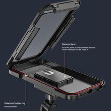 Load image into Gallery viewer, Waterproof Motorcycle Bike Mobile Phone Holder Support Universal Bicycle GPS 360° Swivel Adjustable Motorcycle Cellphone Holder
