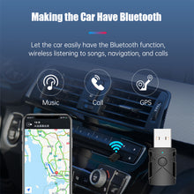 Load image into Gallery viewer, 5 in 1 Bluetooth Adapter For Speaker Headset Car Wireless Audio Receiver/Transmitter Dual Function Bluetooth 5.2 USB Dongle
