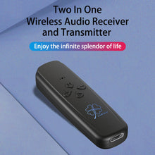 Load image into Gallery viewer, 5.2 Bluetooth Transmitter Receiver 2-in-1 Car Bluetooth Stick TV Computer Audio Transmitter Adapter
