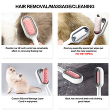 Load image into Gallery viewer, Multifunctional Pet Combs Pet Hair Sticky Brush Hair Remover Pet Wipes Comb Cat Comb Dog Pet Daily Care Supplies
