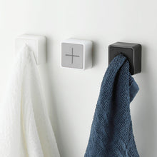 Load image into Gallery viewer, Wall Mounted Towel Plug Self Adhesive Towel Hook Holder Bathroom Towel Storage Rack Waterproof Kitchen Rag Dishcloth Clip Organizer
