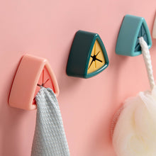 Load image into Gallery viewer, Wall Mounted Towel Plug Self Adhesive Towel Hook Holder Bathroom Towel Storage Rack Waterproof Kitchen Rag Dishcloth Clip Organizer
