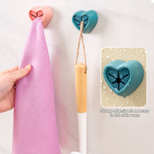 Load image into Gallery viewer, Wall Mounted Towel Plug Self Adhesive Towel Hook Holder Bathroom Towel Storage Rack Waterproof Kitchen Rag Dishcloth Clip Organizer
