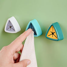 Load image into Gallery viewer, Wall Mounted Towel Plug Self Adhesive Towel Hook Holder Bathroom Towel Storage Rack Waterproof Kitchen Rag Dishcloth Clip Organizer
