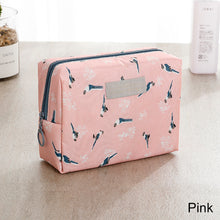 Load image into Gallery viewer, Large Opening Cosmetic Storage Bag Women Makeup Bag Portable Travel Wash Pouch Toiletries Organize Zipper Bag
