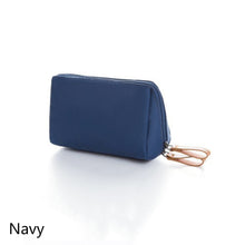 Load image into Gallery viewer, Korean Style Solid Color Cosmetic Bag Women Bow Tie Makeup Bag Waterproof Travel Wash Pouch Toiletries Case Bag Organizer
