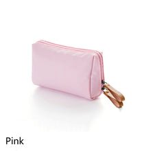 Load image into Gallery viewer, Korean Style Solid Color Cosmetic Bag Women Bow Tie Makeup Bag Waterproof Travel Wash Pouch Toiletries Case Bag Organizer
