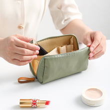 Load image into Gallery viewer, Korean Style Solid Color Cosmetic Bag Women Bow Tie Makeup Bag Waterproof Travel Wash Pouch Toiletries Case Bag Organizer

