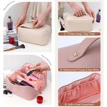 Load image into Gallery viewer, Multifuction Large Capacity Travel Cosmetic Bag Waterproof Toiletries Case Makeup Bag Organizer Travel Wash Pouch
