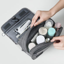 Load image into Gallery viewer, Travel Storage Bag Business Portable Wash Bag Foldable Hanging Bag Cosmestic Case Large Capacity Dry and Wet Seperation Bag
