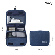 Load image into Gallery viewer, Travel Storage Bag Business Portable Wash Bag Foldable Hanging Bag Cosmestic Case Large Capacity Dry and Wet Seperation Bag
