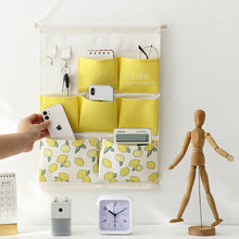 Load image into Gallery viewer, Wall Hanging Organizer Bag Sundries Storage Bag Bedroom Dormitory Wardrobe Hanging Pouch Waterproof Makeup Tools Organizer Bag
