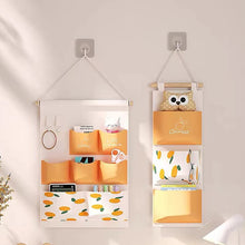Load image into Gallery viewer, Wall Hanging Organizer Bag Sundries Storage Bag Bedroom Dormitory Wardrobe Hanging Pouch Waterproof Makeup Tools Organizer Bag
