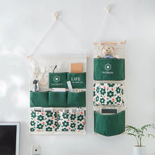Load image into Gallery viewer, Wall Hanging Organizer Bag Sundries Storage Bag Bedroom Dormitory Wardrobe Hanging Pouch Waterproof Makeup Tools Organizer Bag
