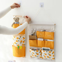 Load image into Gallery viewer, Wall Hanging Organizer Bag Sundries Storage Bag Bedroom Dormitory Wardrobe Hanging Pouch Waterproof Makeup Tools Organizer Bag
