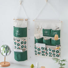 Load image into Gallery viewer, Wall Hanging Organizer Bag Sundries Storage Bag Bedroom Dormitory Wardrobe Hanging Pouch Waterproof Makeup Tools Organizer Bag
