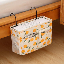 Load image into Gallery viewer, Print Bed Hanging Organizer Bag Toys Storage Bag Bedroom Table Hanging Pouch with Iron Hook Door Chair Back Hanging Bag
