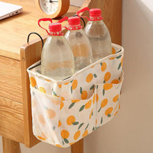 Load image into Gallery viewer, Print Bed Hanging Organizer Bag Toys Storage Bag Bedroom Table Hanging Pouch with Iron Hook Door Chair Back Hanging Bag
