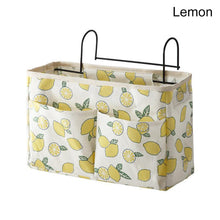 Load image into Gallery viewer, Print Bed Hanging Organizer Bag Toys Storage Bag Bedroom Table Hanging Pouch with Iron Hook Door Chair Back Hanging Bag
