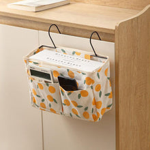 Load image into Gallery viewer, Print Bed Hanging Organizer Bag Toys Storage Bag Bedroom Table Hanging Pouch with Iron Hook Door Chair Back Hanging Bag
