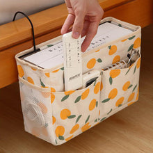 Load image into Gallery viewer, Print Bed Hanging Organizer Bag Toys Storage Bag Bedroom Table Hanging Pouch with Iron Hook Door Chair Back Hanging Bag
