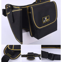 Load image into Gallery viewer, Multifunction Oxford Fabric Tools Bag Electricians Saddlebag Waterproof Canvas Hand Tools Wasit Bag Wrench Pliers Storage Bag
