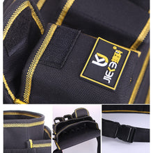 Load image into Gallery viewer, Multifunction Oxford Fabric Tools Bag Electricians Saddlebag Waterproof Canvas Hand Tools Wasit Bag Wrench Pliers Storage Bag
