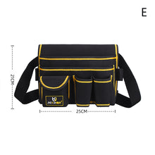 Load image into Gallery viewer, Multifunction Oxford Fabric Tools Bag Electricians Saddlebag Waterproof Canvas Hand Tools Wasit Bag Wrench Pliers Storage Bag
