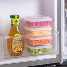 Load image into Gallery viewer, 2pcs Transparent Butter Cheese Storage Box Portable Refrigerator Fruit Vegetable Organizer Box Cheese Box
