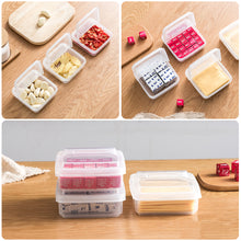 Load image into Gallery viewer, 2pcs Transparent Butter Cheese Storage Box Portable Refrigerator Fruit Vegetable Organizer Box Cheese Box
