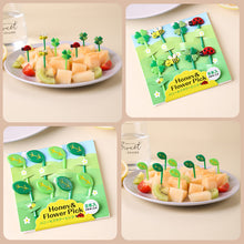 Load image into Gallery viewer, 8/12Pcs Lunch Box Fruit Picks Mini Creative Fruit Cake Dessert Food Forks Kids Snack Decoration Forks Bento Salad Decoration Accessories Cake Picks Toothpick
