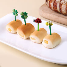 Load image into Gallery viewer, 8/12Pcs Lunch Box Fruit Picks Mini Creative Fruit Cake Dessert Food Forks Kids Snack Decoration Forks Bento Salad Decoration Accessories Cake Picks Toothpick
