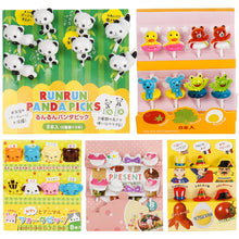 Load image into Gallery viewer, Lunch Box Fruit Picks Mini Creative Fruit Cake Dessert Food Forks Kids Snack Decoration Forks Bento Salad Decoration Accessories Cake Picks Toothpick
