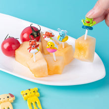 Load image into Gallery viewer, Lunch Box Fruit Picks Mini Creative Fruit Cake Dessert Food Forks Kids Snack Decoration Forks Bento Salad Decoration Accessories Cake Picks Toothpick
