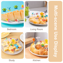 Load image into Gallery viewer, Lunch Box Fruit Picks Mini Creative Fruit Cake Dessert Food Forks Kids Snack Decoration Forks Bento Salad Decoration Accessories Cake Picks Toothpick
