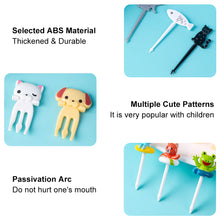 Load image into Gallery viewer, Lunch Box Fruit Picks Mini Creative Fruit Cake Dessert Food Forks Kids Snack Decoration Forks Bento Salad Decoration Accessories Cake Picks Toothpick
