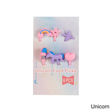 Load image into Gallery viewer, Lunch Box Fruit Picks Mini Creative Fruit Cake Dessert Food Forks Kids Snack Decoration Forks Bento Salad Decoration Accessories Cake Picks Toothpick
