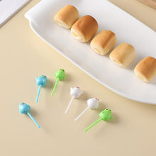 Load image into Gallery viewer, 6pcs Cute Bird Lunch Box Fruit Picks Mini Creative Fruit Cake Dessert Food Forks Kids Snack Decoration Forks Bento Salad Decoration Accessories Cake Picks Toothpick
