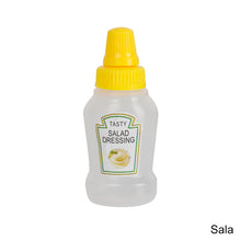 Load image into Gallery viewer, Mini Sauce Bottle Refillable Ketchup Honey Salad Containers Squeeze Bottles Portable Sauce Jars Lunch Box Dispensers Bento Accessories
