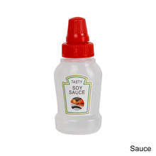 Load image into Gallery viewer, Mini Sauce Bottle Refillable Ketchup Honey Salad Containers Squeeze Bottles Portable Sauce Jars Lunch Box Dispensers Bento Accessories
