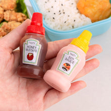 Load image into Gallery viewer, Mini Sauce Bottle Refillable Ketchup Honey Salad Containers Squeeze Bottles Portable Sauce Jars Lunch Box Dispensers Bento Accessories
