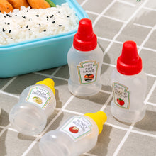 Load image into Gallery viewer, Mini Sauce Bottle Refillable Ketchup Honey Salad Containers Squeeze Bottles Portable Sauce Jars Lunch Box Dispensers Bento Accessories
