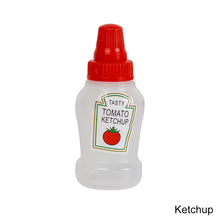Load image into Gallery viewer, Mini Sauce Bottle Refillable Ketchup Honey Salad Containers Squeeze Bottles Portable Sauce Jars Lunch Box Dispensers Bento Accessories
