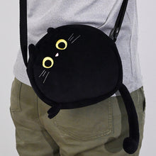 Load image into Gallery viewer, Metoo Black White Cat Sling Bag Cute Plush Phone Bag Girls Plush Mini Bag Coins Purse Birthday Gifts Crossbody Bag
