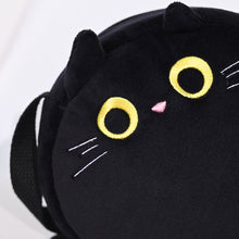 Load image into Gallery viewer, Metoo Black White Cat Sling Bag Cute Plush Phone Bag Girls Plush Mini Bag Coins Purse Birthday Gifts Crossbody Bag
