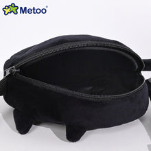 Load image into Gallery viewer, Metoo Black White Cat Sling Bag Cute Plush Phone Bag Girls Plush Mini Bag Coins Purse Birthday Gifts Crossbody Bag
